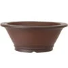 Bonsaischale 29.5x29.5x11cm Antik-Braun Rund Unglasiert