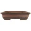 Bonsaischale 61x50x16cm Antik-Braun Rechteckig Unglasiert