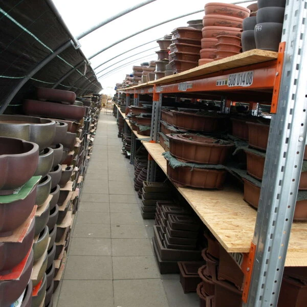 Bonsaischale 79x59x26cm Antik-Braun Rechteckig Unglasiert – Bild 7