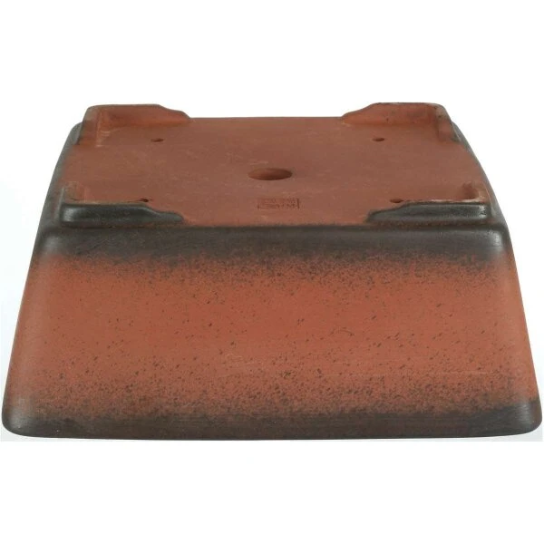 Bonsaischale 21x21x8.5cm Antik-Rotbraun Sonstige Form Unglasiert – Bild 2